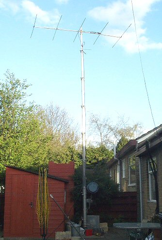 22year old 5el yagi on hilomast